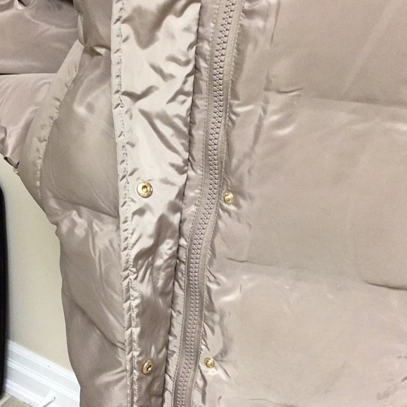 Beige Puffer Coat - Picture 10 of 12